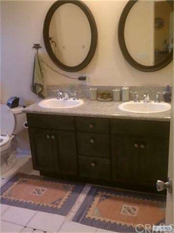 Master Bathroom with dual sinks
