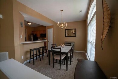 View of Dining Room from front entrance.