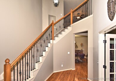 Foyer and stairs to Media /Game room
