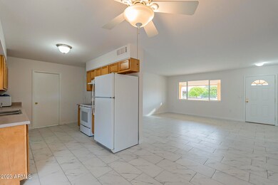 Kitchen Open to Living and Dining