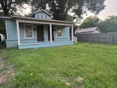 View of front of home featuring covered porch
