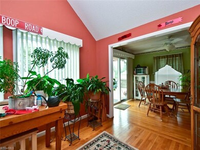 Sunroom off breakfast room