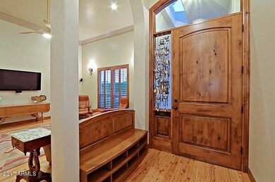 front door - interior view