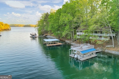 Deep Water - A two-tiered dock on Lake Lanier offe