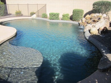 Fenced Pebble Tec Pool