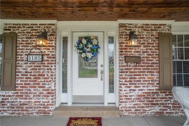 The home's curb appeal was enhanced by the recent 