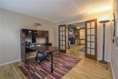 Large Open Office off of the Living Room!