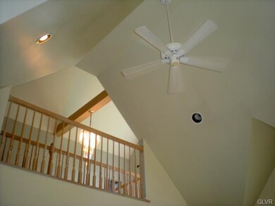 Soaring Ceilings Over Living Room and Foyer