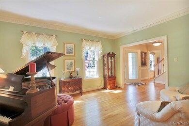 The flow of this home is lovely for both formal an