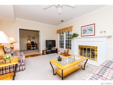 Family Room - 20 x 13 - Hardwood Floors - Gas Fire