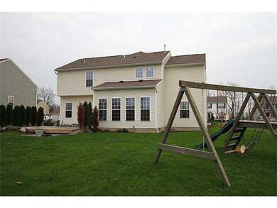 Exterior Back. Rear view of 2041 Stablegate Drive,