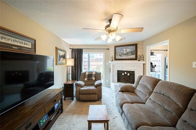 Living room invites you to sit back and relax.