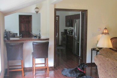 living room to kitchen