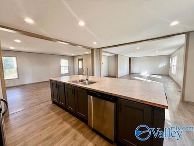 Looking into Den and Living Room