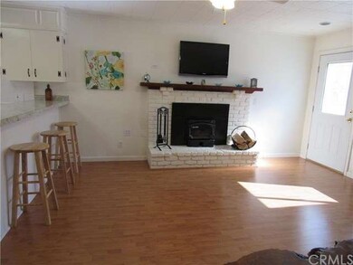 Living room off front porch deck