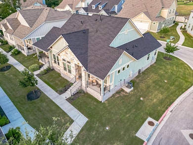 View from above of property