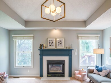 Living Room & Fireplace