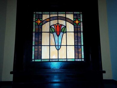 Living Room. Stained Glass Detail