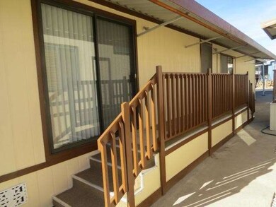 Steps to rear of home