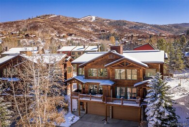 Just a few blocks from the Steamboat Ski Resort base area. Gondola and Thunderhead Lodge in the background.