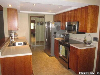 Kitchen. Inside you will find an updated, eat in k