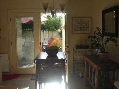 French doors to outside