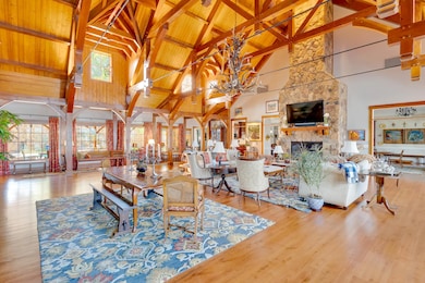 Stone Fireplace