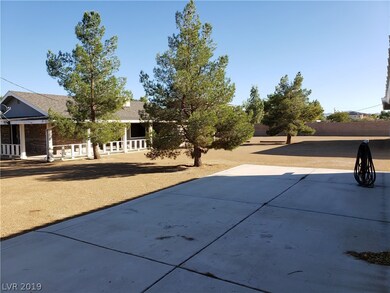 Concrete pad for entrance into the right side gara