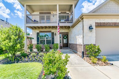 Beautiful front porch and balcony to greet your guests!