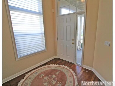 Gracious front entry with lots of natural light.