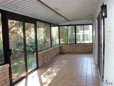 Large enclosed patio with lots of ambient light