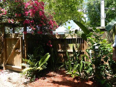 Front gate and yard