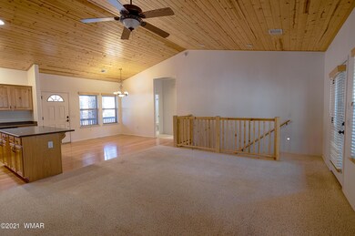 Great Room with Basement Stairs