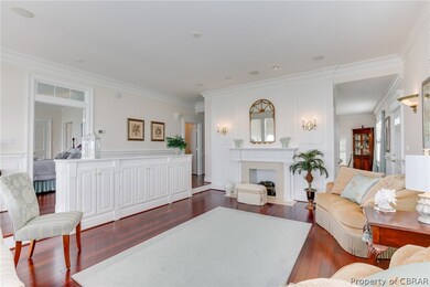 Another view of large living room - 10 ft ceilings