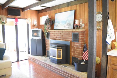 Pellet Stove in living area