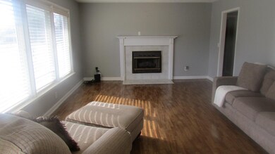 GORGEOUS & SPACIOUS LIVING ROOM W/ GAS FIREPLACE!  