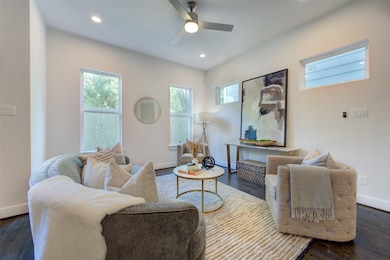 The living room is designed for comfort and style,