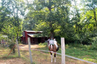 2 stall horse barn with hay storage up top