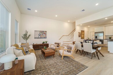 Model Home - 1st Floor. Living, Dining & Kitchen