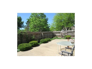 Lots of privacy on the large enclosed patio