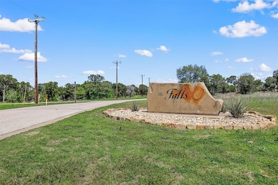 Community sign with a yard