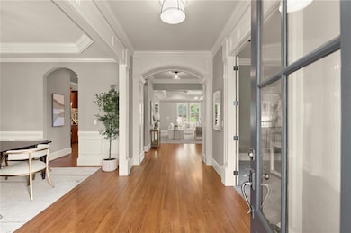 Step inside and admire the stunning details throughout this home.