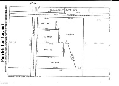 Parcels, Plat lay out