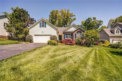 Professionally maintained yard is lush and green!