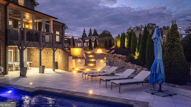 The resort-style backyard oasis, completed within the last year, is nothing short of spectacular. Enjoy the sparkling in-ground pool with LED lighting, a gas-powered heater for year-round use, and exquisite high-end pool deck tiles