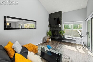 Fireplace with floating bench