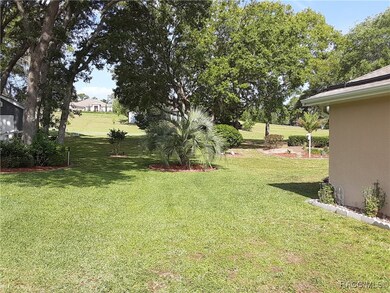 Expansive green space between homes