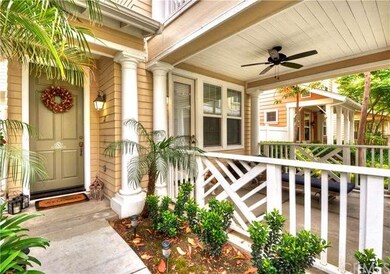 Notice the ceiling fan in the enclosed balcony!  A