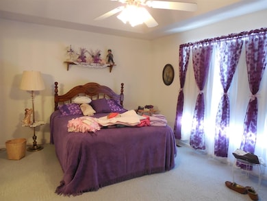 Master bedroom has its own luxury bath and walk in