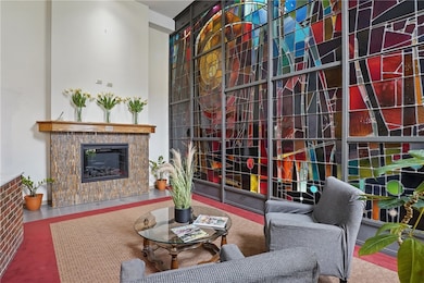 As you step into the condo lobby, you’re greeted b